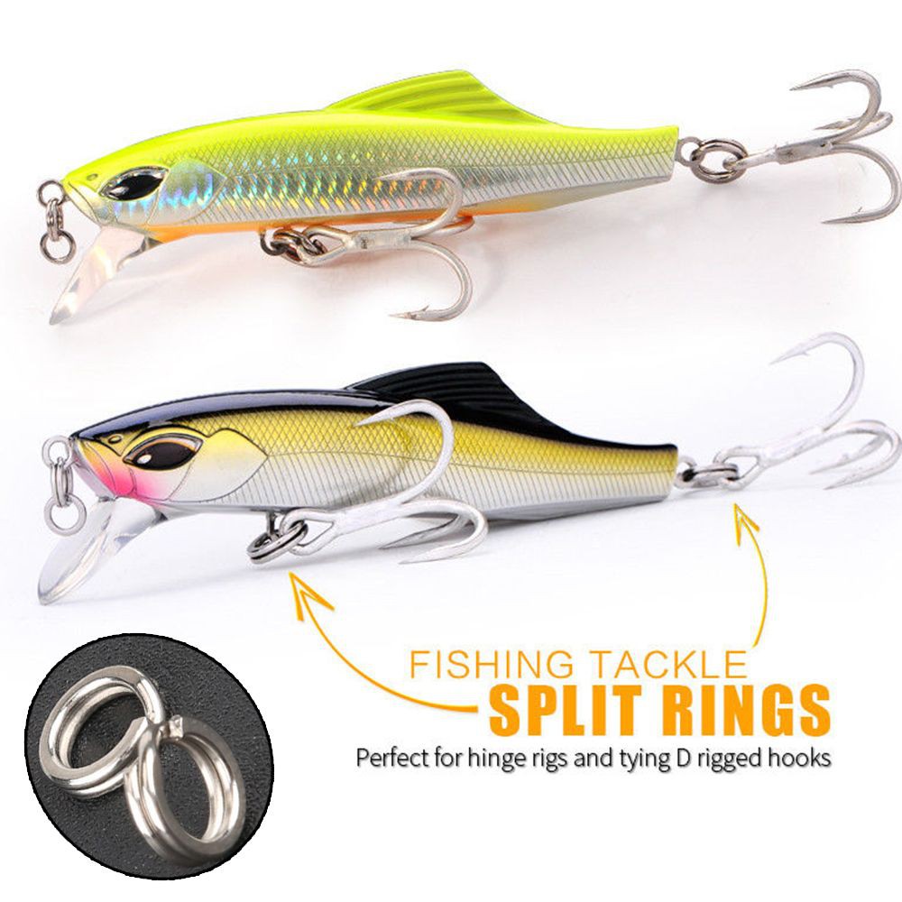 100 vòng thép không gỉ phụ kiện câu cá