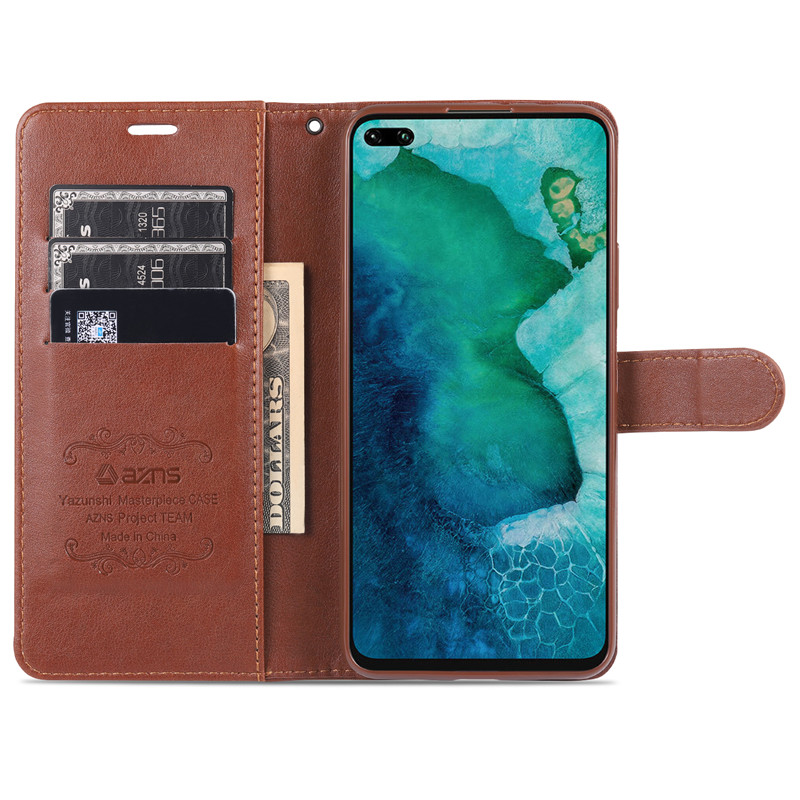 Ốp lưng điện thoại dạng ví da lật có ngăn đựng thẻ cho Huawei Honor V10 V20 V30 honor 8 9 1030S Pro