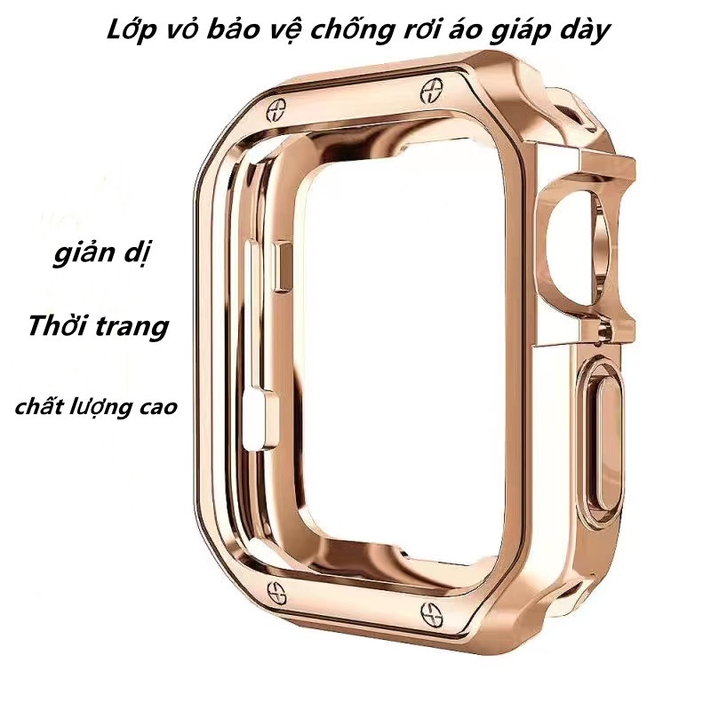 Ốp bảo Vệ có túi khí chống rơi cho Apple Watch series 8 7 SE 6 5 4 3 41mm 45mm 40mm 44mm 38mm 42mm