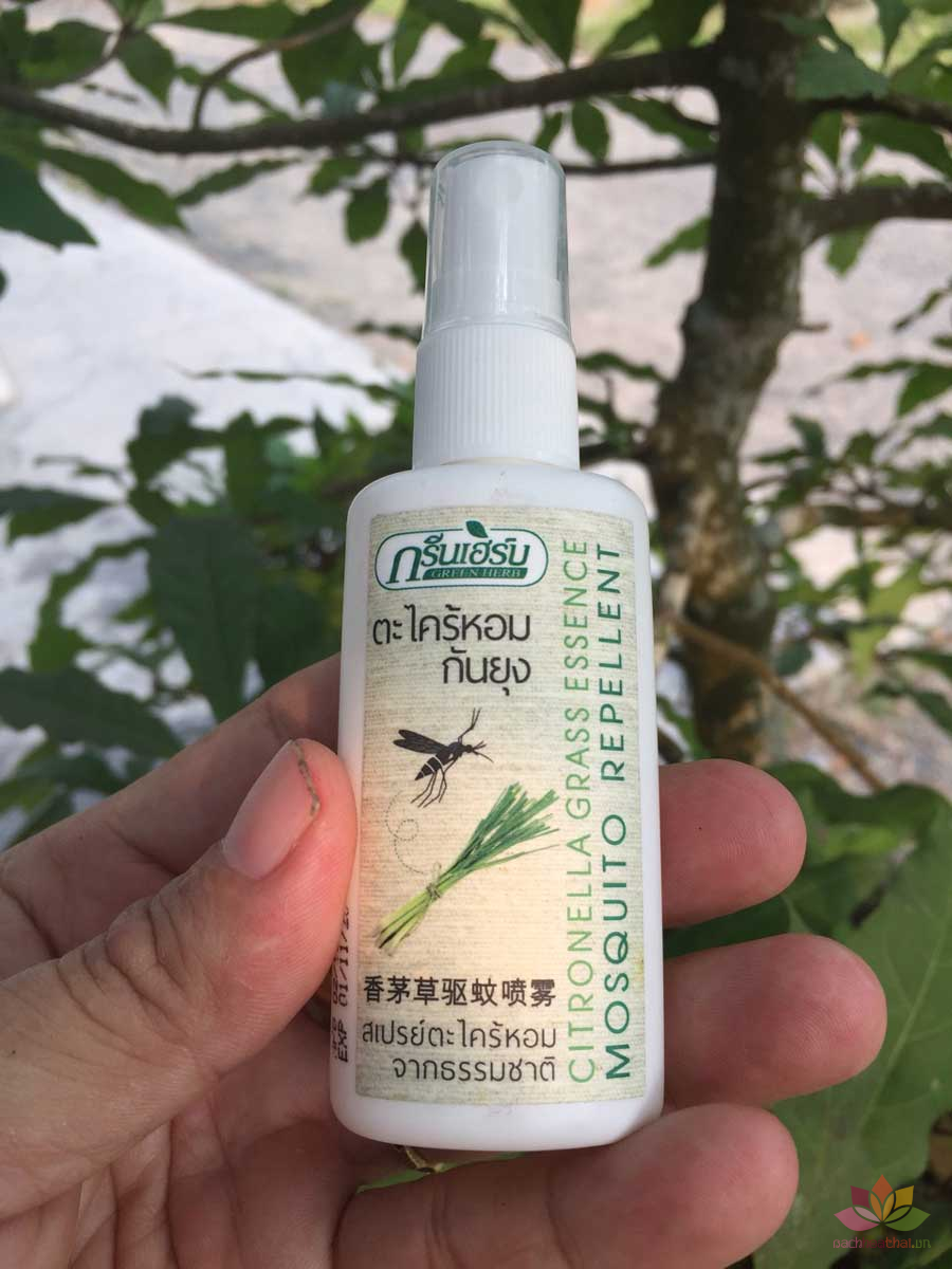 Chai xit tınh dầu xả chốnǥ muỗi Mosquito Repellent (Thailand)