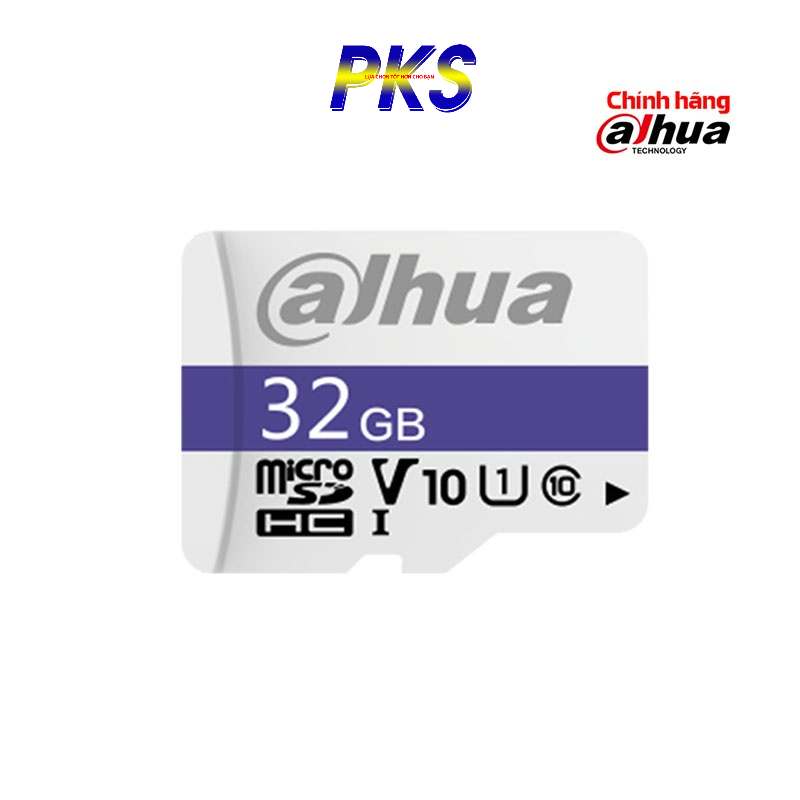 Thẻ nhớ Mirco-SD 32G Dahua DHI-TF-C100 Class 10 tốc độ cao cho Camera IP, điện thoại, máy ảnh,...
