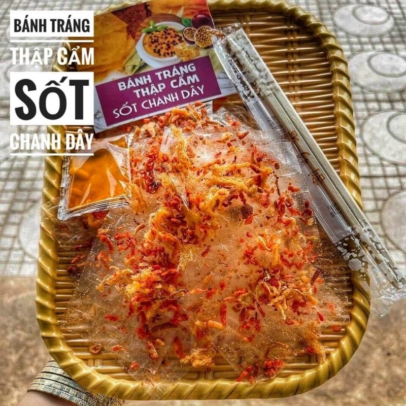 Bánh tráng thập cẩm sốt chanh dây - 1 bịch
