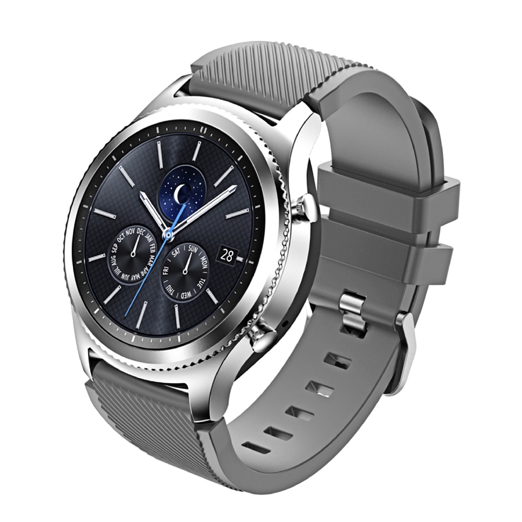 Dây Đeo Silicon Cho Đồng Hồ Thông Minh Samsung Gear S 3 Frontier / Classic