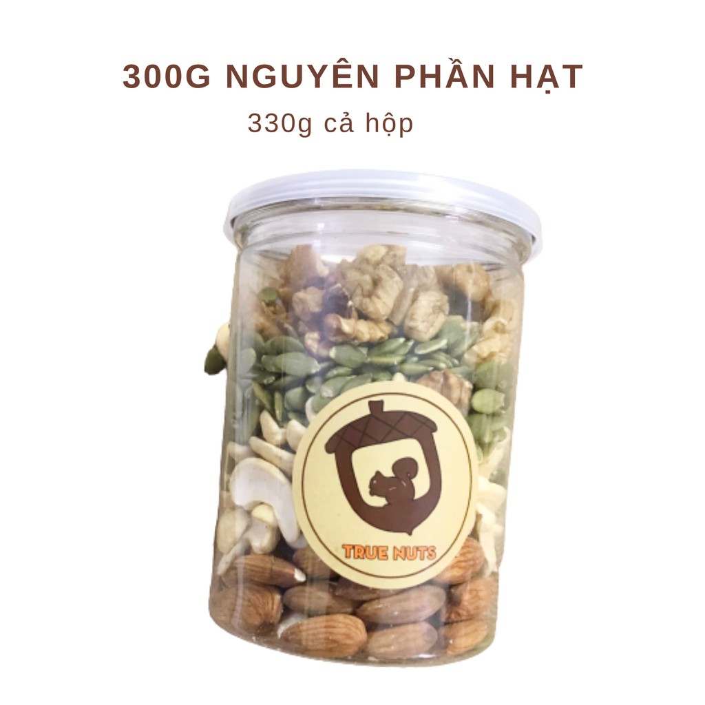 Mixnuts 4 Loại Hạt Dinh Dưỡng 300g (hạnh nhân, điều sấy nguyên vị, óc chó, bí xanh)