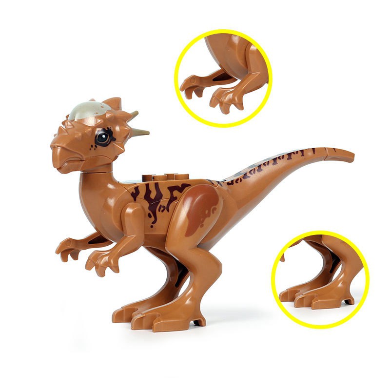 8Pcs/set Jurassic World Dinosaur Tyrannosaurus Pterosauria Compatible Lego Building Blocks DIY Education Toys Gifts