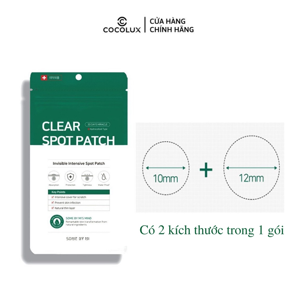 Miếng Dán Mụn Some By Mi 30 Days Miracle Clear Spot Patch 18 miếng