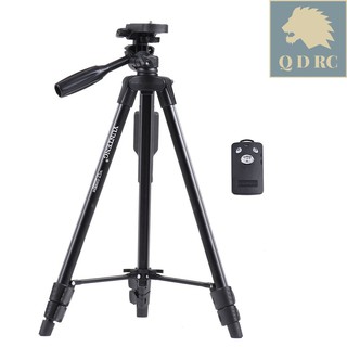 Chân chụp ảnh dùng cho điện thoại Yunteng VCT 5208 thân Đen cao 125cm + Remote QUADVIC.COM N00074