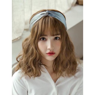 Tóc giả xù ngắn 🥰freeship 50k🥰 tóc giả xoăn qua vai cao cấp- tặng lưới chùm tóc