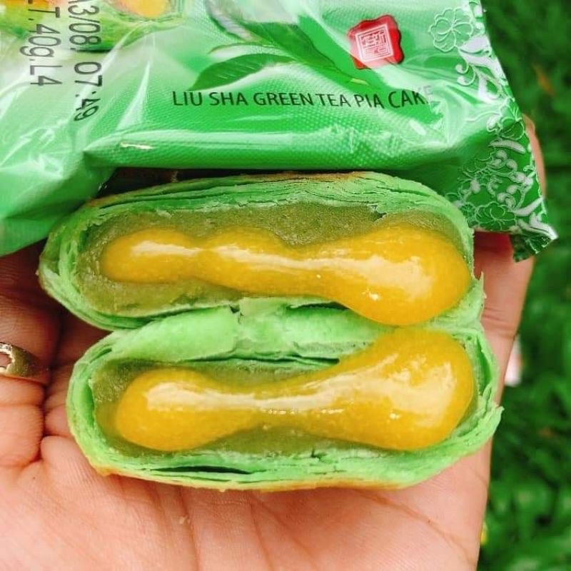 Kim sa trà xanh Tân huê viên