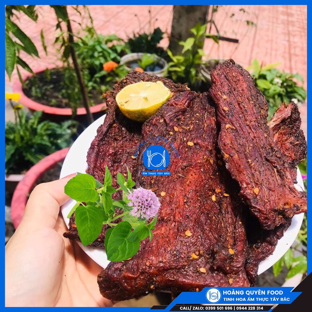 Thịt Lợn Gác Bếp Ẩm Thực Tây Bắc Thơm Ngon Chuẩn Vị 500G - TẶNG CHẨM CHÉO - Khô Heo Gác Bếp | HQ FOOD | BigBuy360 - bigbuy360.vn