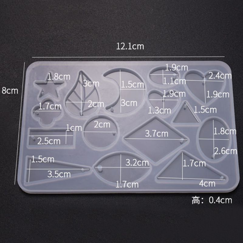 [Hàng mới về] Khuôn silicone làm mặt vòng cổ acrylic