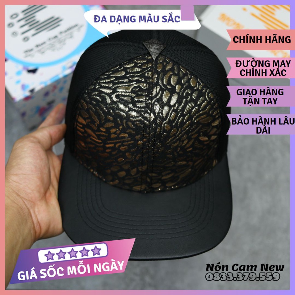 Nón Snapback màu ánh kim vàng độc quyền NÓN CAM 2022 [ có Video + ảnh chi tiết ]