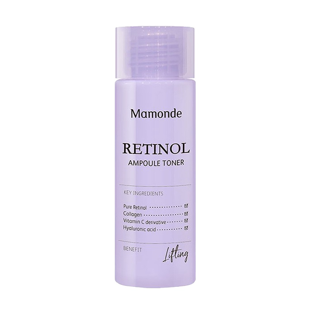 SAMPLE 20ml Nước hoa hồng 𝐌𝐀𝐌𝐎𝐍𝐃𝐄 𝐑𝐄𝐓𝐈𝐍𝐎𝐋 𝐀𝐌𝐏𝐎𝐔𝐋𝐄 𝐓𝐎𝐍𝐄𝐑-NGĂN NGỪA LÃO HOÁ , NẾP NHĂN  TRẺ HOÁ LÀN DA