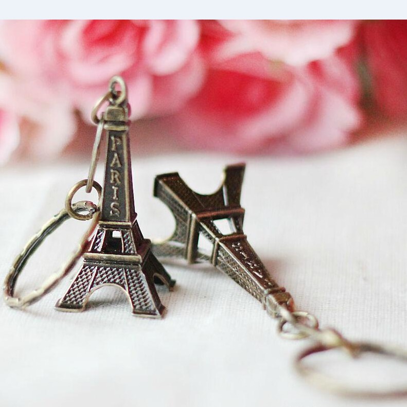 Móc treo chìa khóa mô hình tháp eiffel độc đáo, tiện dụng