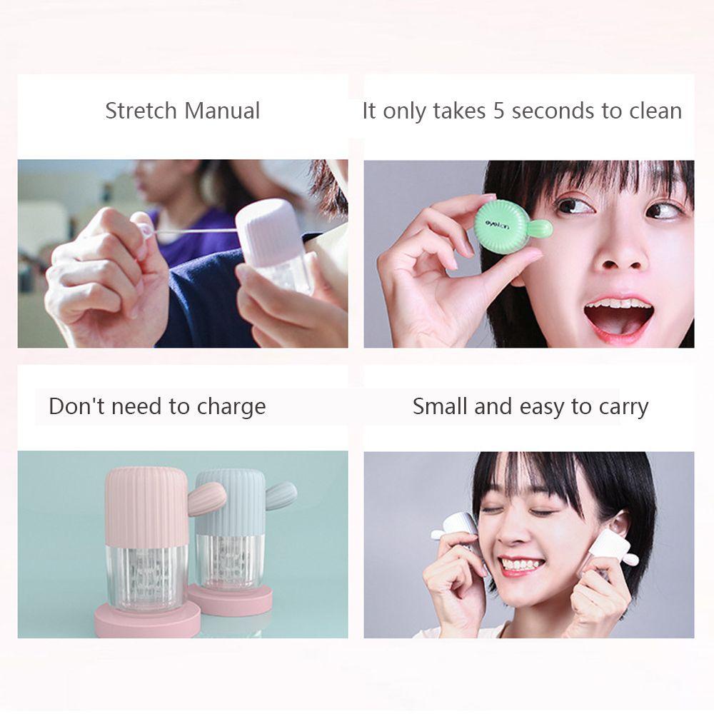 CACTU Dụng Cụ Vệ Sinh Kính Áp Tròng Đơn Giản Và Nhanh Chóng