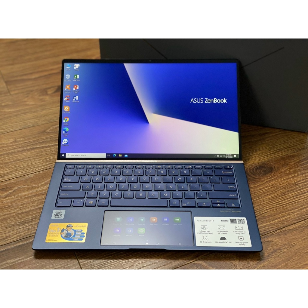 Asus Zenbook UX434F i5 10210U 8G 512G 14FHD 1.2kg like new Fullbox