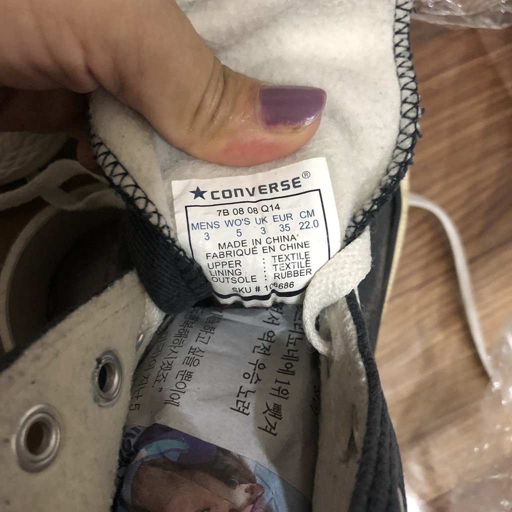 [size 35] Giày converse đã qua sử dụng 😘FREESHIP😘Chính hãng giá rẻ