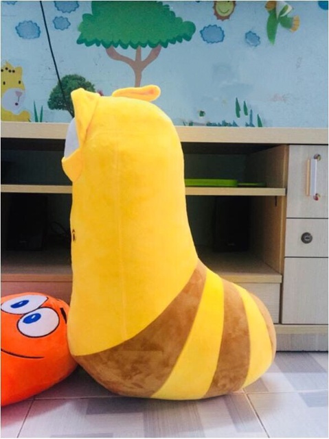 GẤU BÔNG THÚ NHỒI BÔNG SÂU LARVA 60CM