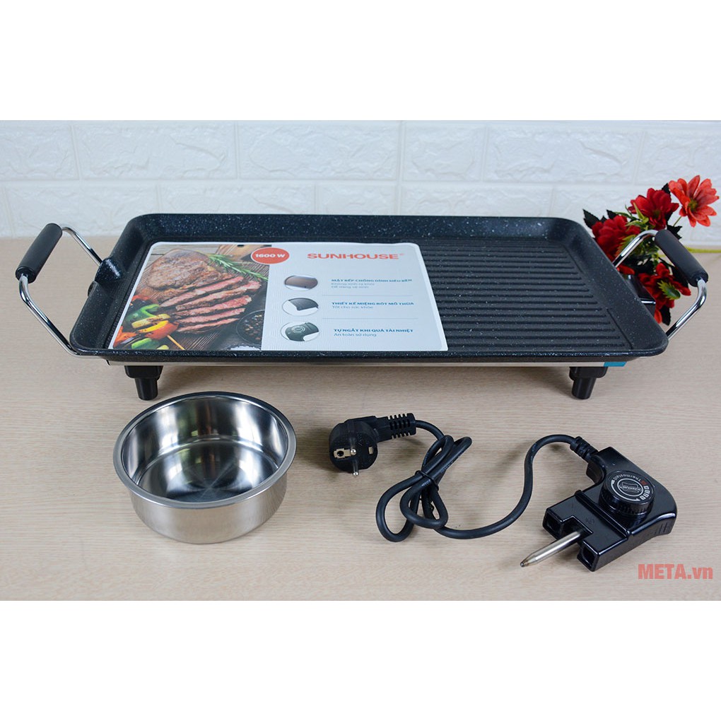 Bếp nướng điện không khói SUNHOUSE model SHD4607 1500w Hàng chính hãng GIÁ RẺ
