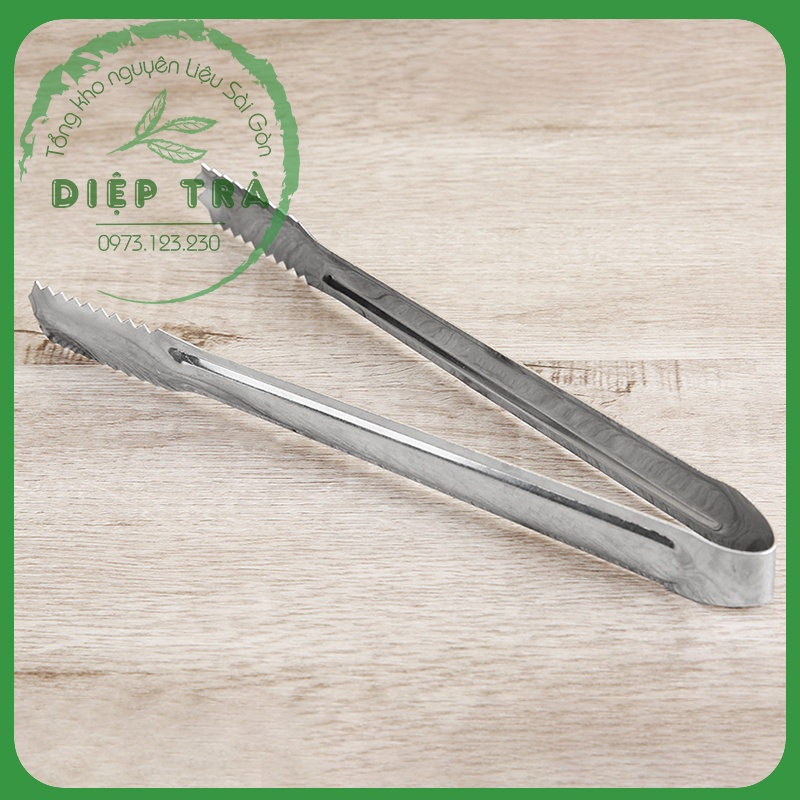 Dụng cụ inox gắp hoa quả, gắp đá nhỏ