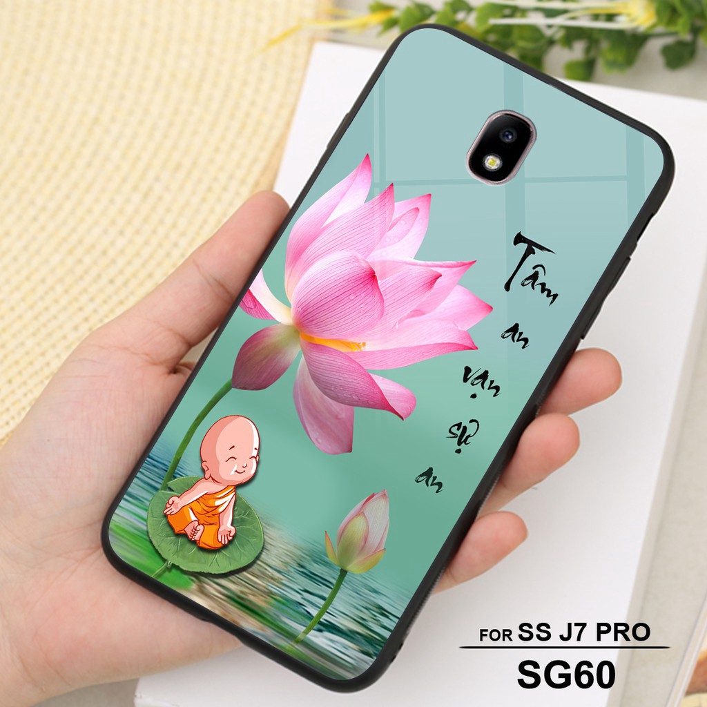 Ốp kính cường lực Galaxy Samsung J7PO/J7PLUS/J7PRIME Ốp điện thoại cao cấp