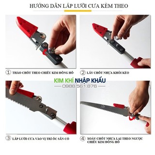 Kéo cắt cành trên cao 4M nhập khẩu Đài Loan - K61