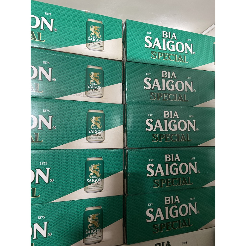 Thùng 24 Lon Bia Saigon Special - Sài Gòi Special 330ml/Lon