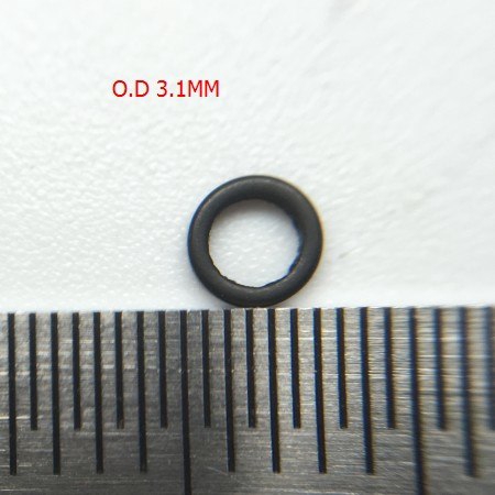 Set 100 Vòng Đệm Chữ O 3.1mm&amp;3.7mm Dùng Trong Câu Cá