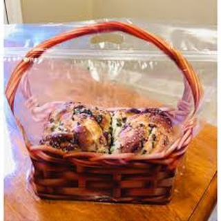20 Túi zip đựng bánh mì hình giỏ quà
