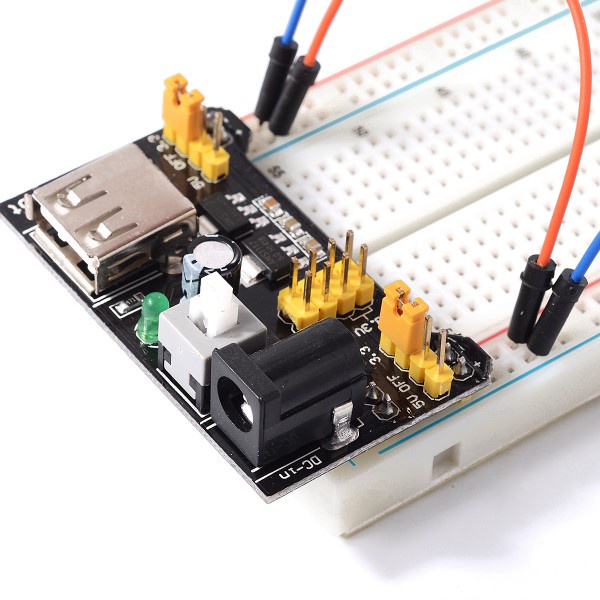 [Đơn tối thiểu 30k] Mạch Nguồn 5V / 3.3V Cắm Board Test MB-102 (Breadboard MB-102)
