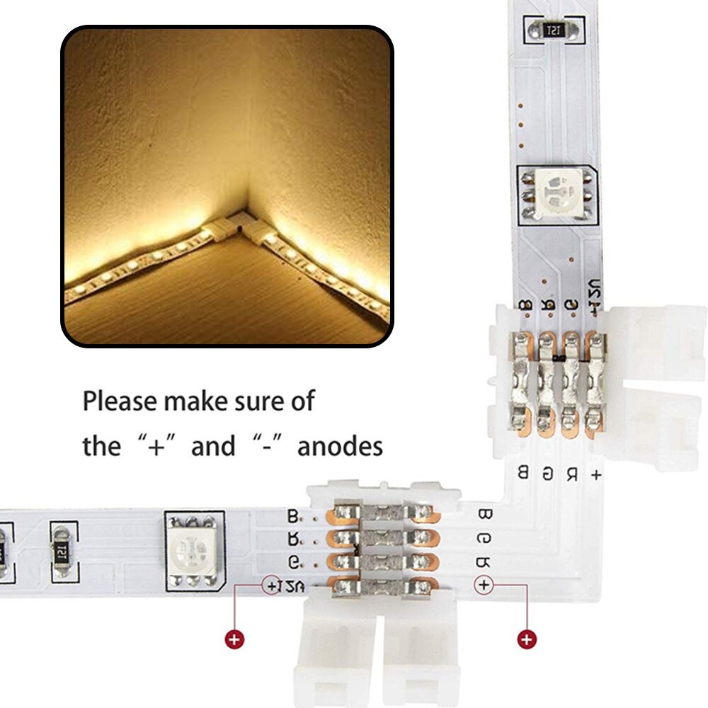 Đầu nối cút nối dây led RGB 4 chân