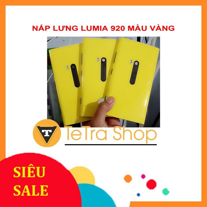 NẮP LƯNG LUMIA 920 MÀU VÀNG