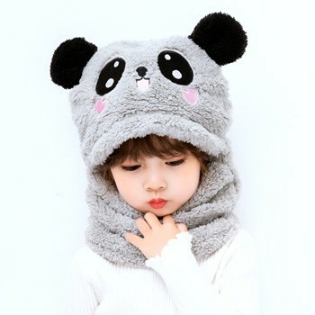 PVN21813 Mũ len bông trẻ em gấu Panda T2
