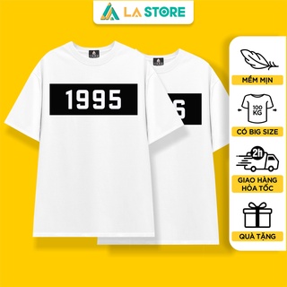 Áo Thun Trắng Nam Nữ Năm Sinh Theo Yêu Cầu (Mẫu 1) | LẠ STORE