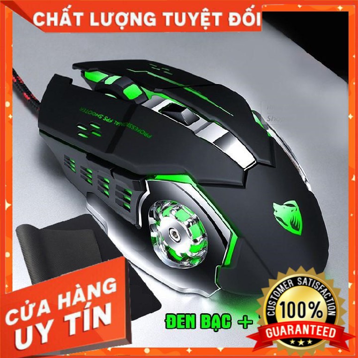 Chuột game thủ cực bền thiết kế độc lạ có LED nhiều màu