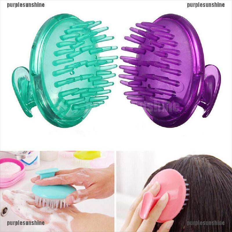 Bàn Chải Gội Đầu Mát Xa Da Đầu Bằng Silicone Tiện Dụng