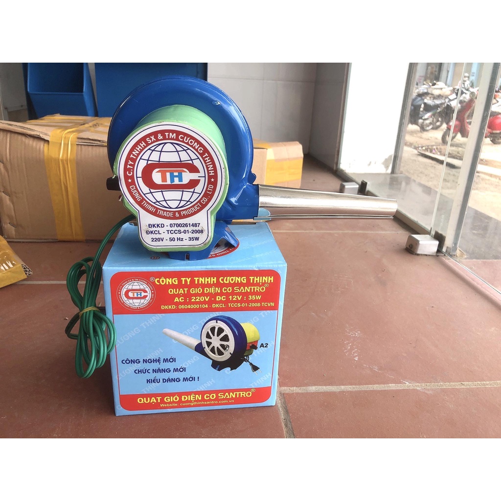 QUẠT KHÒ BẾP CÔNG NGHIỆP, BỄ THỔI LỬA 35W Có Chiết Áp