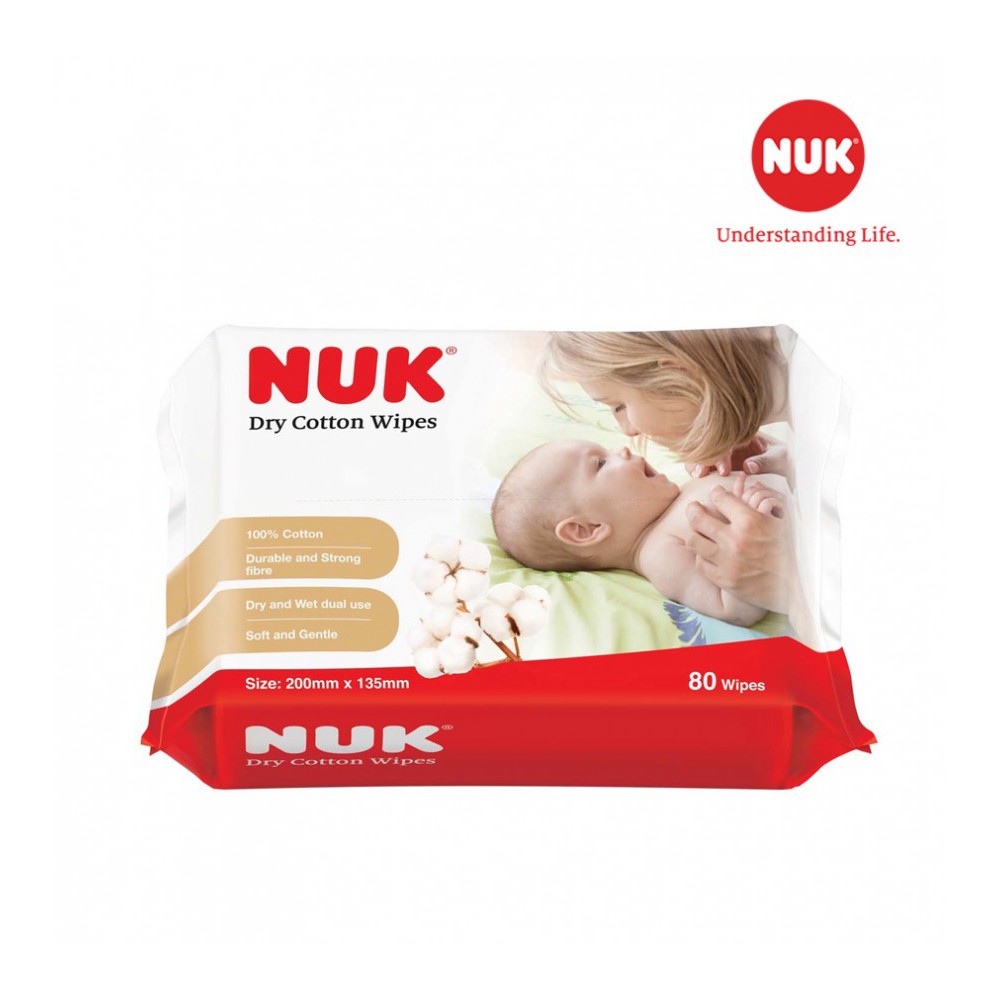 COMBO KHĂN VẢI KHÔ ĐA NĂNG NUK (80C)