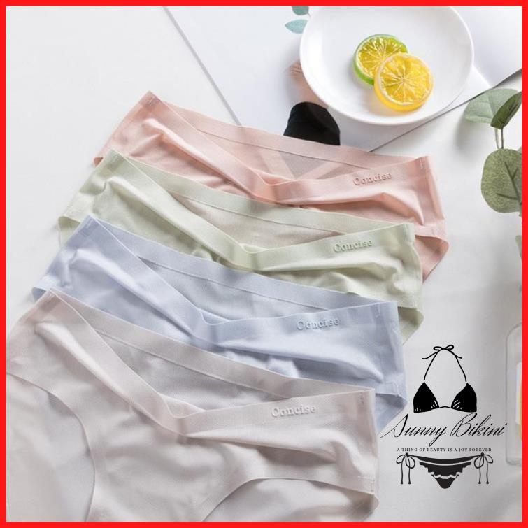 Quần Lót Nữ Chất Băng Lụa Thông Hơi Kháng Khuẩn Quần Chíp SIÊU MỎNG Concise Thoáng Mát P286 Sunny Bikini