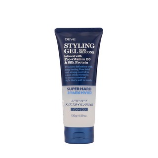Gel tạo kiểu tóc Deve Super Hard cho nam không chứa silicone 130g