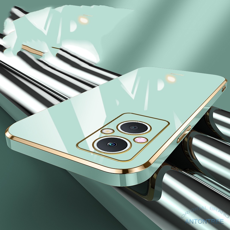 Ốp Điện Thoại Mạ Điện Bóng Chống Rơi Cho OPPO Reno8Z 7Z reno 8Z 5G reno 7 Pro 5G