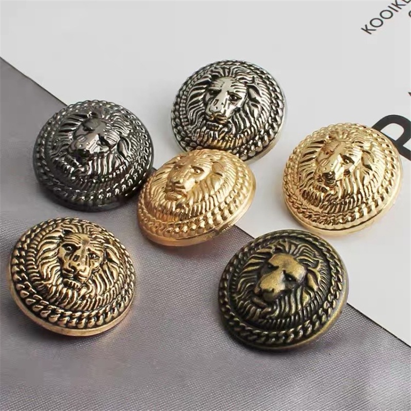 10 nút quần áo Vintage tròn may tay phù hợp với áo jacket nút trang trí