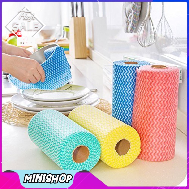 Cuộn Khăn Lau Nhà Bếp 50 Miếng MINISHOP B315