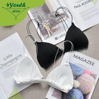 Áo bra cotton cài trước dây mảnh siêu mềm siêu mát