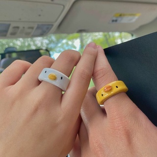 Clayring nhẫn đất sét handmade nhân vật cartoon chú vịt donald