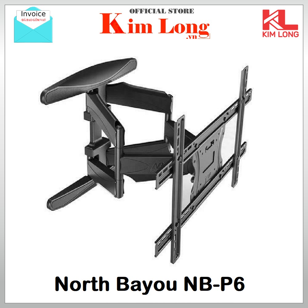 Gía Khung Treo Tivi North Bayou NB-P6 Xoay Đa Năng 45-75 inch - HÀNG CHÍNH HÃNG