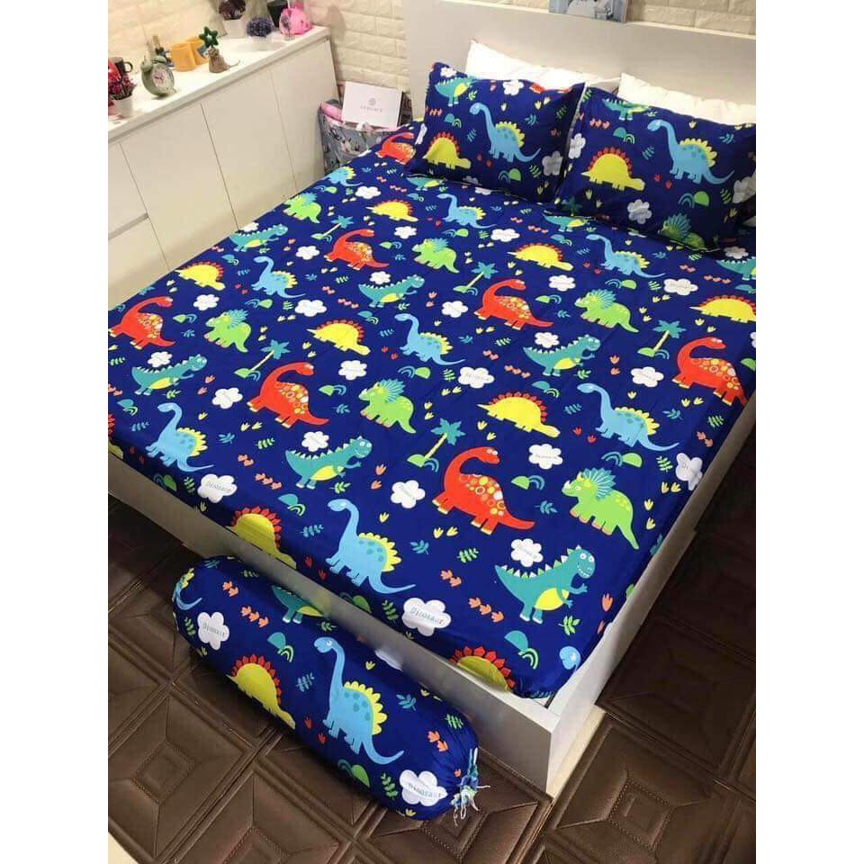 [SIÊU SALE] Xả kho bộ drap giường cotton poly giá rẻ (chọn mẫu)
