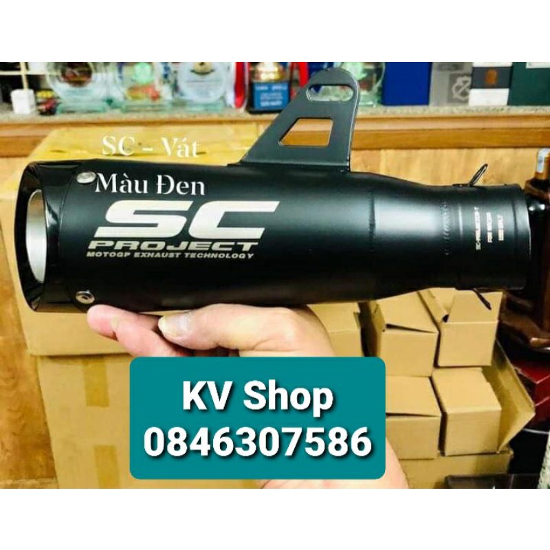 Pô SCS1 2 vanh hàng cao cấp, họng 51mm
