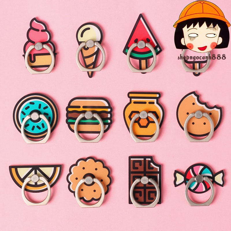 Iring Giá Đỡ Điện Thoại Chiếc Nhẫn Icon Bánh Kẹo hình thú Siêu dễ thương | BigBuy360 - bigbuy360.vn