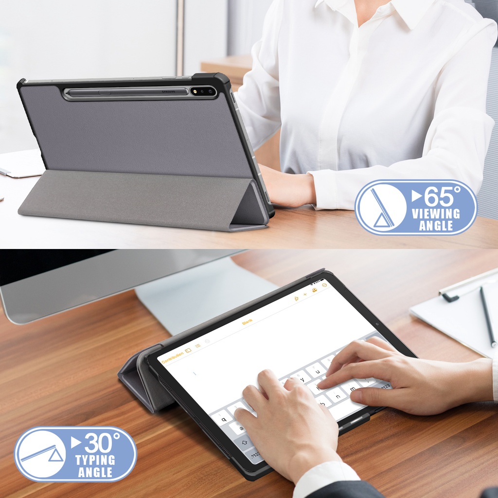 Ốp Máy Tính Bảng Mẫu Mới Cho Samsung Galaxy Tab S7 FE S8 Plus 12.4"SM-T870 T970 T860 P610 T736 X800 X806 Tab A8 10.5 S6 Lite 10.4